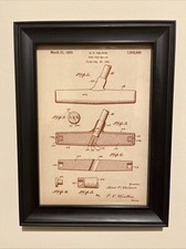 Polo Mallet Patent Print 20x16cm