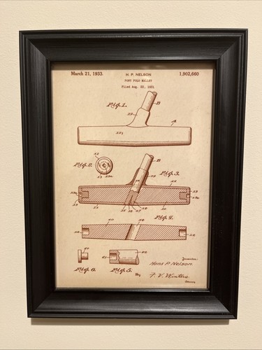 Polo mallet patent - mallet, print