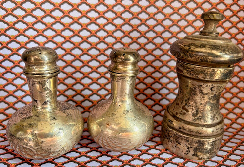Vtg int silver - sterling, salt