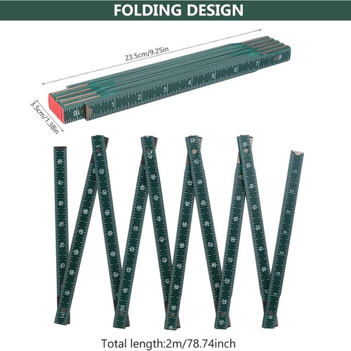 Folding wooden ruler oil - folding,