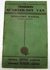 MORRIS Quarter Ton Van