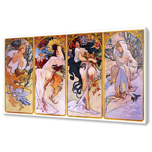 Alphonse mucha four - alphonse,