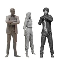 1/18 (Other Sizes Available)  KNIGHT RIDER Figure Set - Unpainted