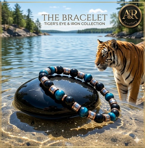 Blue tiger eye obsidian - blue,