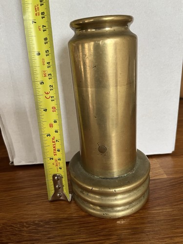 Brass fire hose nozzle - brass,