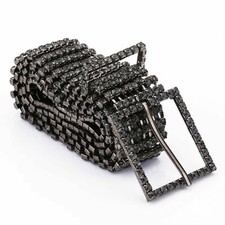 Rhinestone Waist Belt Sparkly