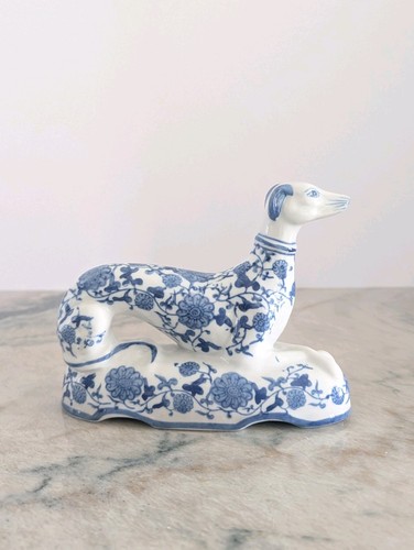 Vtg unique ceramic whippet - unique,