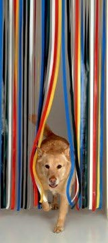 Strip slat door fly curtain - strip,