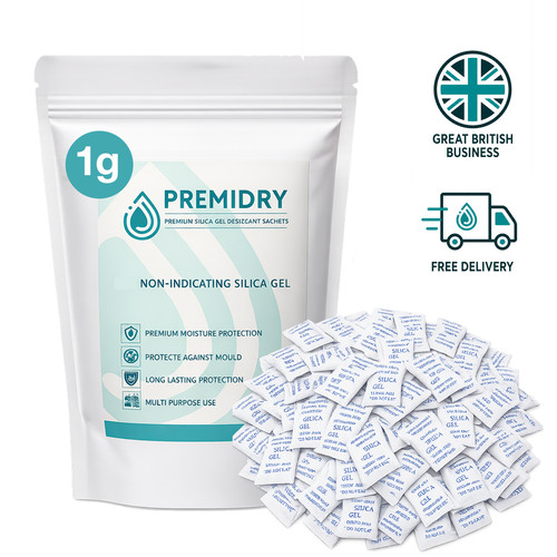 Premidry silica gel sachets - 1g,