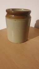 Stoneware Storage Jar Unmarked Good Condition