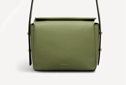 Radley green leather handbag - radley,