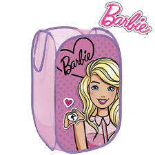Genuine Mattel BARBIE Pop up Room Tidy Basket / Laundry Bag / Storage Bag 