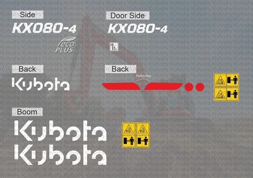 Kubota kx080 digger - kubota, kx080-4