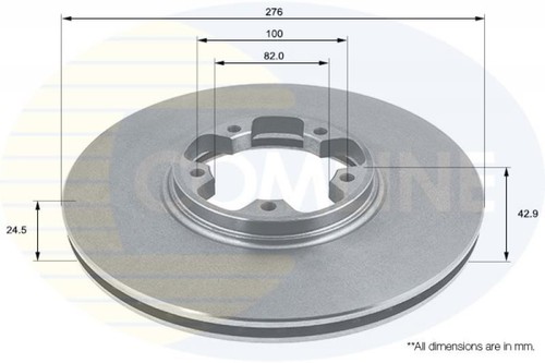 Front brake discs set - discs,