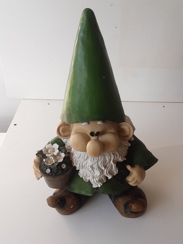 Garden gnome blooming - garden, gnome-blooming