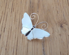 Sterling Silver White Enamel