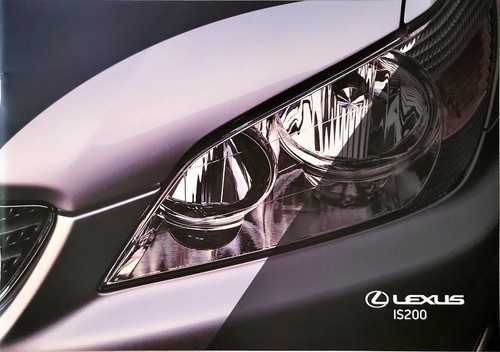 Lexus is200 brochure 1999 - is200,