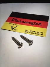 NEW VW GOLF JETTA MK1 MK2 STAINLESS STEEL FRONT SMALL BUMPER INDICATOR SCREWS