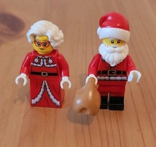 LEGO Minifigure Santa Claus & Mrs Claus