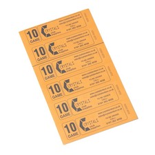 750 10 GAME / PAGE BINGO BOOKS