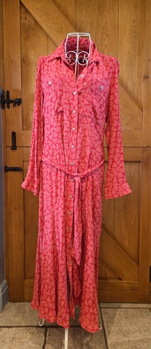 Mint velvet pink - velvet, patterned