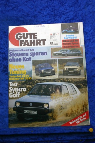 Safe journey vw golf - safe, 6/86
