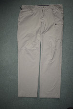 Rohan Lowland Trousers Cream Mens Size 36R IL 30" Waking Hiking UV protection