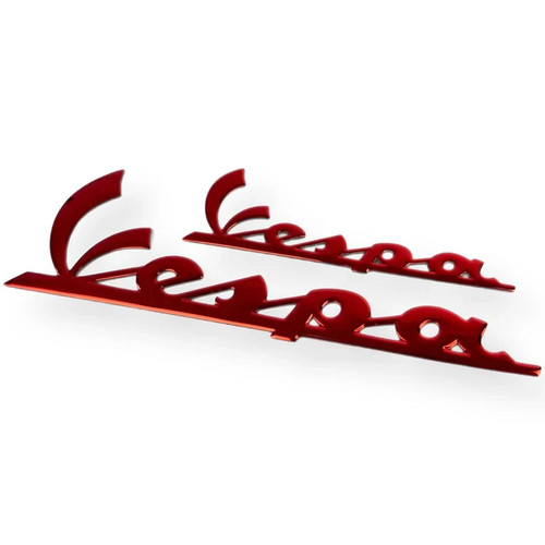 Vespa red legshield - legshield, &