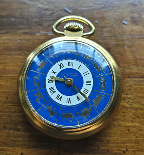 Vintage westclox zodiac pocket - zodiac,