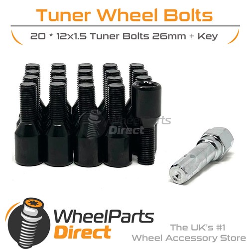 Wheel bolts tuner black - tuner,
