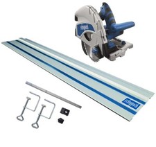 230V CIRCULAR PLUNGE SAW 210MM WITH GUIDE RAIL AND ACCESSORIES SCHEPPACH PL75
