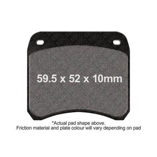 Ebc sintered race pad - ebc, rear