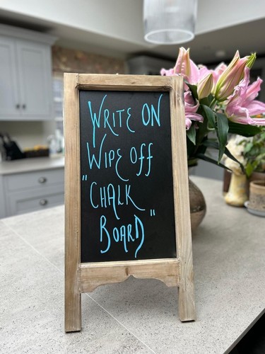 Chalkboard frame sign - a-frame,