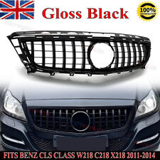 Gloss Black Panamericana GT Front Grille For Mercedes CLS Class W218 C218 11-14