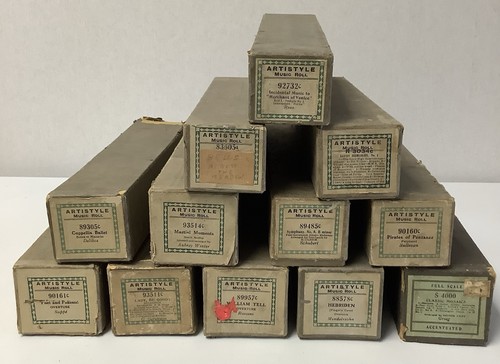 Pianola music rolls - pianola,