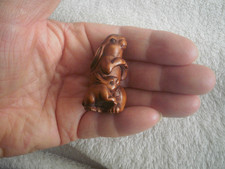 Hand Carved wood netsuke
