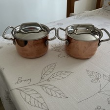 Small Copper pans x 2