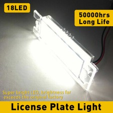 2x LED Licence Number Plate