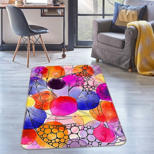 Painted flowers pattern - 3d,