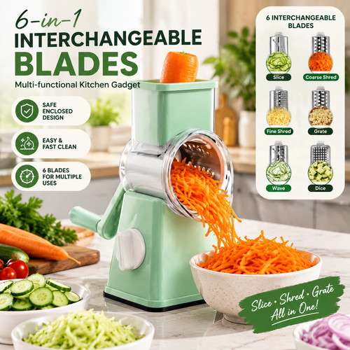Rotary cheese grater - rotary,