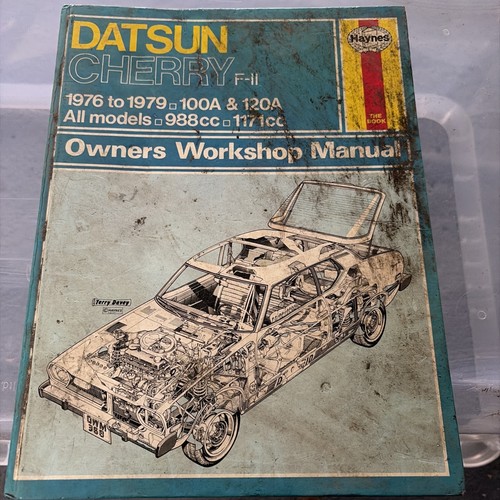Haynes manual datsun - haynes, cherry