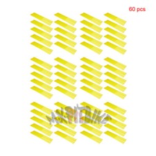 60x Sweeper Brush Bristles Yellow For Westwood Countax Hayter Lawn Tractor Mower