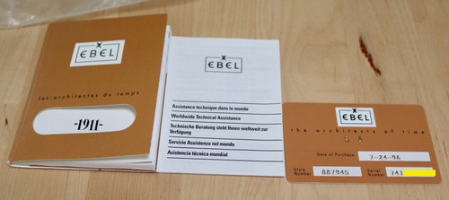 Vintage 1996 ebel 1911 - ebel,