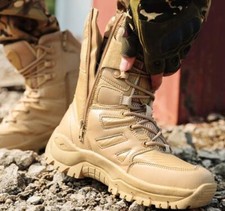 Mens Tactical Army Combat Swat Boots Outdoor Cadet Hiking Security Shoes Size