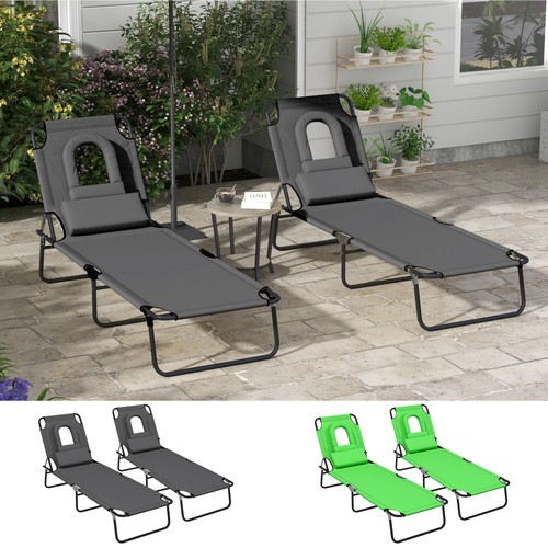 Sun lounger set folding - 2,
