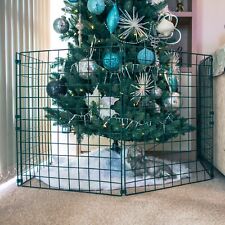 Christmas Xmas Tree Protector Dog Pet Safe Barrier Guard Freestanding Fence Cat