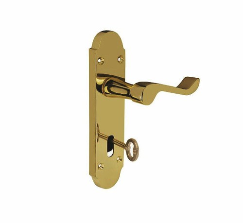 Shaped scroll mortice - shaped,