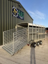 Ifor Williams 12 FT Livestock Trailer✅Cattle Trailer✅ DP120S,Twin Axle, Serviced