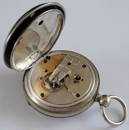 Key wound pocket watch 128 - wound, watch.