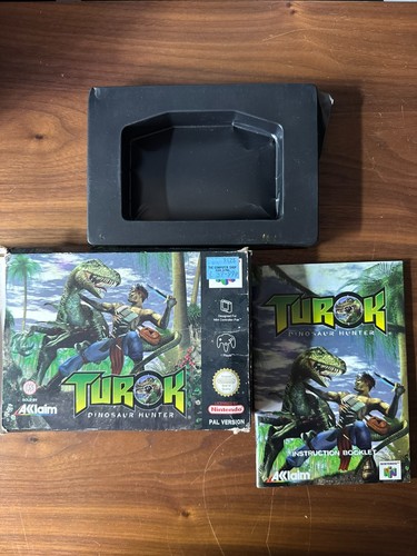 Turok dinosaur hunter n64 box - turok,